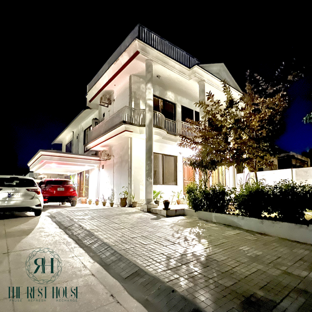 The Rest House F-8 guest house exterior view